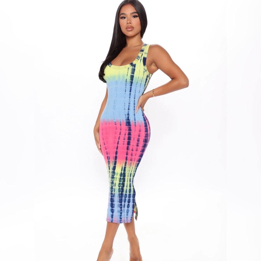 💋Side Split Midi Dress💋